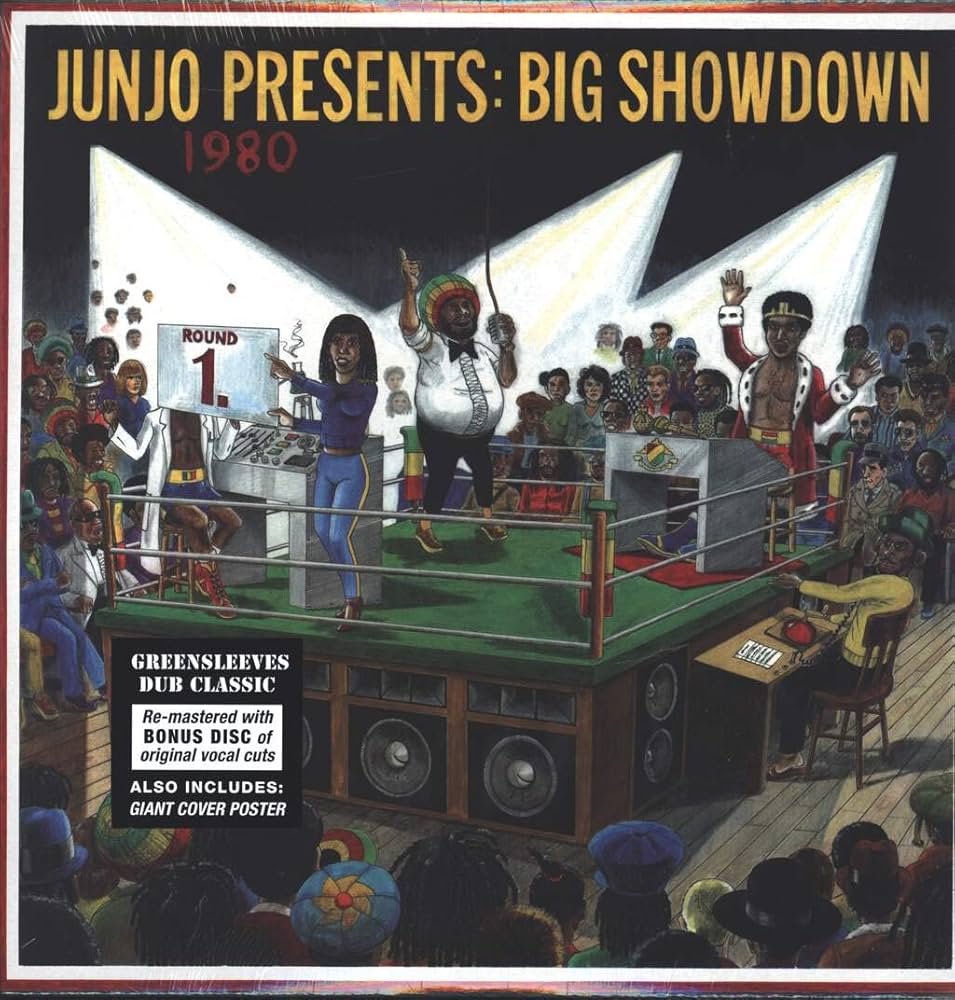 英2LP Roots Radics Junjo Presents: Big Showdown (2LP) GREL2103 Greensleeves UK /00250 Junjo Presents Big Showdown - Roots Radics - VP Reggae